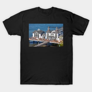 Pier, Sellin, Ruegen, Ruegen Island, Mecklenburg-Western Pomerania, Germany T-Shirt